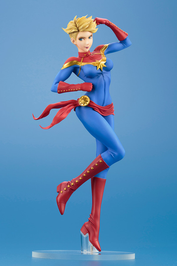 Captain Marvel, Avengers, Kotobukiya, Pre-Painted, 1/7