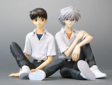 Shinji Ikari, Kaworu Nagisa (Ikari Shinji & Kaworu Nagisa School Uniform), Evangelion: 1.0 You Are (Not) Alone, Kotobukiya, Pre-Painted, 1/8