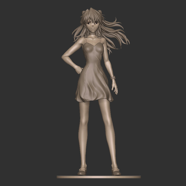 Souryuu Asuka Langley, Shin Seiki Evangelion, rabbit design, Garage Kit, 1/7