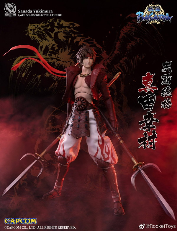 Sanada Yukimura, Sengoku Basara, RocketToys, Action/Dolls, 1/6