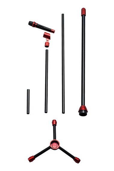 Microphone Stand Set (Metallic Red), Volks, Accessories, 1/3, 4518992385877
