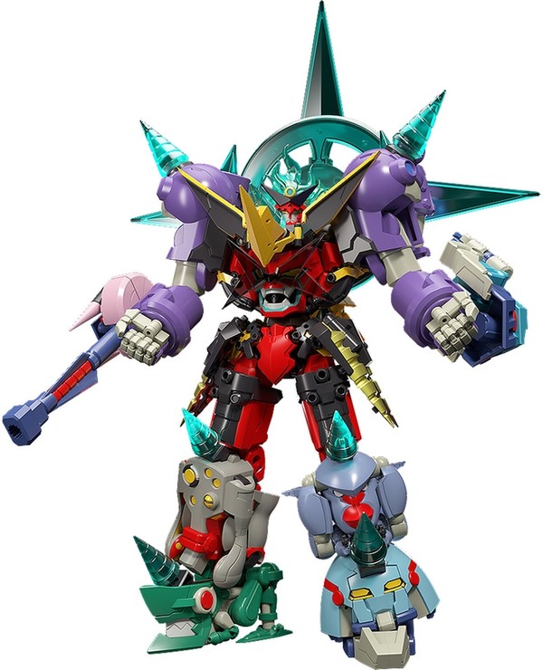 Dayakkaiser, Einzer, Gurren-Lagann, Infinite Combining Gurren Dan Lagann, Kidknuckle, King Kittan, Kiyalunga, Mo-Shogun, Sawzorthn, Twinboekun, Tengen Toppa Gurren-Lagann, Good Smile Company, Action/Dolls, 4580590160415