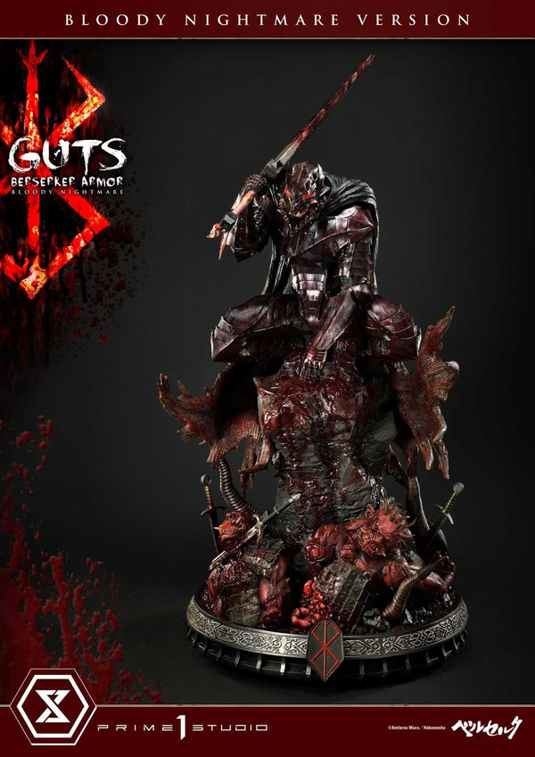 Daka, Guts (Berserker Armor, Bloody Nightmare), Berserk, Prime 1 Studio, Pre-Painted, 1/4, 4580708040578