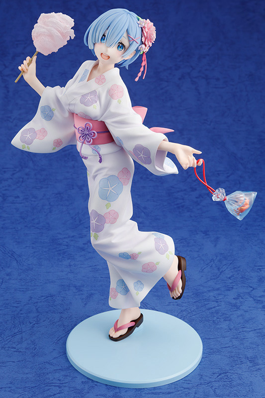 Rem (Yukata), Re:Zero Kara Hajimeru Isekai Seikatsu, Kadokawa, Revolve, Pre-Painted, 1/7, 4942330107706
