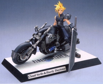 Cloud Strife (& Hardy Daytona), Final Fantasy, Final Fantasy VII, Kotobukiya, Pre-Painted, 1/8