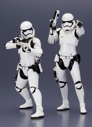 Stormtrooper First Order (The Force Awakens First Order Stormtrooper 2 Pack), Star Wars Episode VII: The Force Awakens, Kotobukiya, Pre-Painted, 1/10