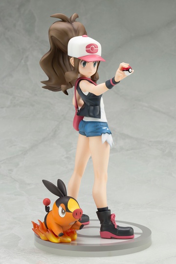 Tepig, Touko (Touko with Pokabu), Gotcha!, Pokemon Black & White, Kotobukiya, Pre-Painted, 1/8