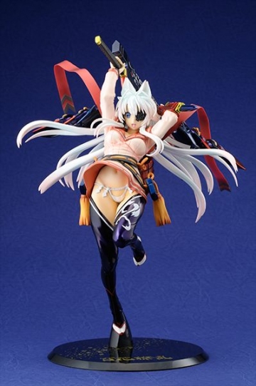 Jubei Yagyu (Yagyu Jubei Kirameki Hakugin no Kenki), Hyakka Ryouran: Samurai Girls, Alter, Pre-Painted, 1/8