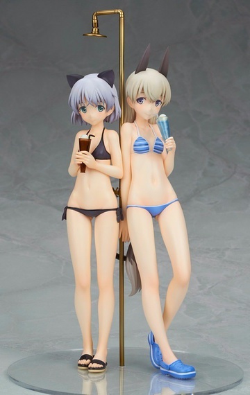 Sanya V. Litvyak, Eila Ilmatar Juutilainen (Sanya & Eila Swimsuit), Strike Witches 2, Alter, Pre-Painted, 1/8