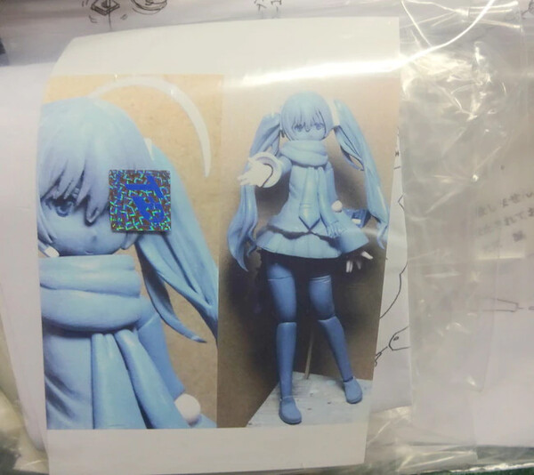 Hatsune Miku (Snow Miku), Vocaloid, EBO, Garage Kit, 1/7