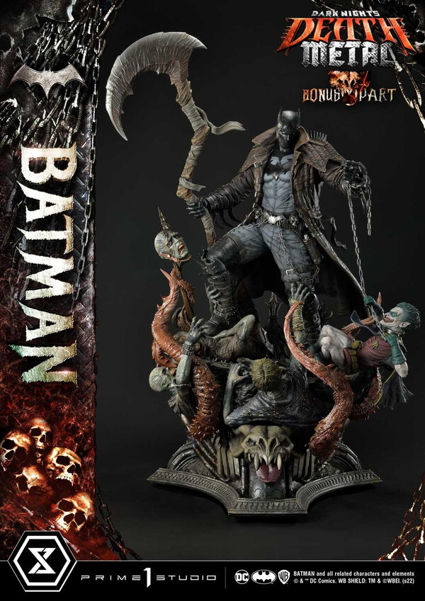 Batman, Robins (DX Bonus), Dark Nights: Death Metal, Prime 1 Studio, Pre-Painted, 1/3, 4580708041421