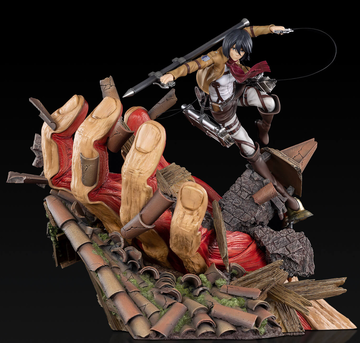 Mikasa Ackerman (Mikasa vs Armored Titan), Shingeki No Kyojin, Oniri Créations, Pre-Painted, 1/6