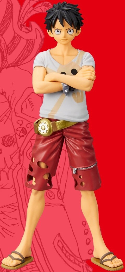 Monkey D. Luffy, One Piece Film Red, Bandai Spirits, Pre-Painted