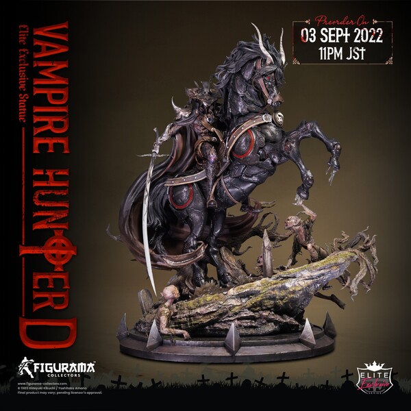 D, Vampire Hunter D, Figurama Collectors, Pre-Painted, 1/6