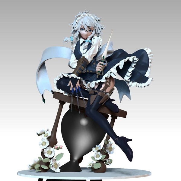 Izayoi Sakuya, Touhou Project, Epic-Works, Garage Kit