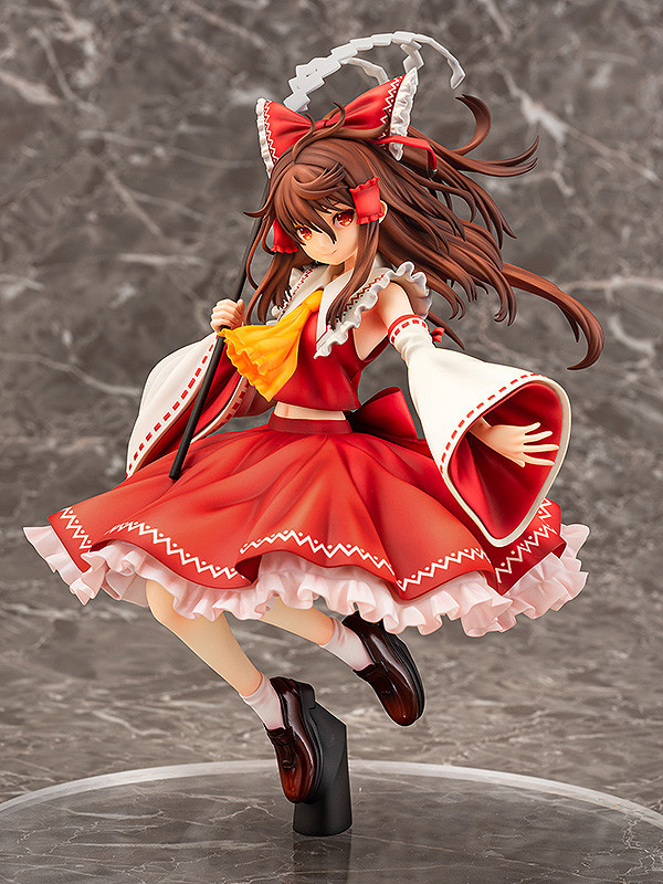 Hakurei Reimu (Genji Asai), Touhou Project, Aquamarine, Good Smile Company, Pre-Painted, 1/7, 4562369651126