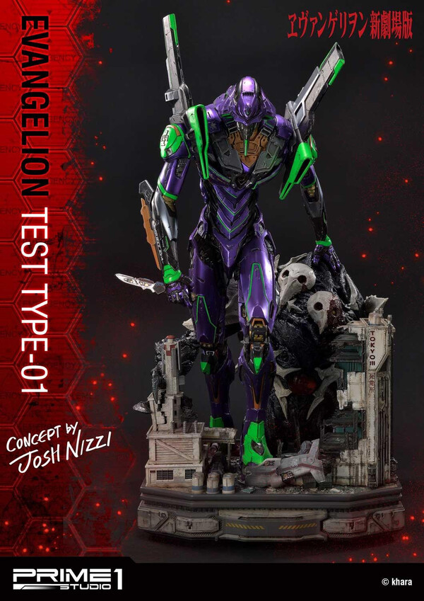 EVA-01, Sachiel, Evangelion Shin Gekijouban, Prime 1 Studio, Pre-Painted, 4582535940601