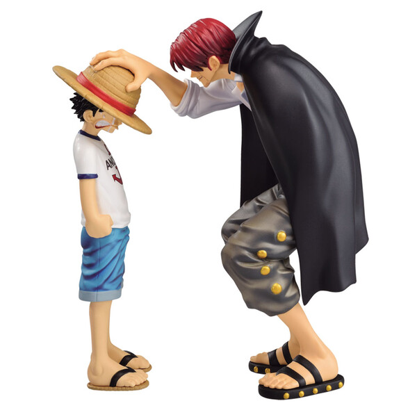 Akagami No Shanks, Monkey D. Luffy, One Piece, Bandai Spirits, Pre-Painted