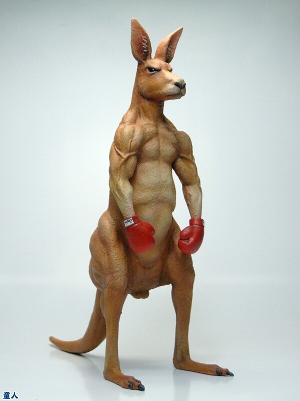 Kangaroo-san, Original, Warabe Hito, Garage Kit, 1/12