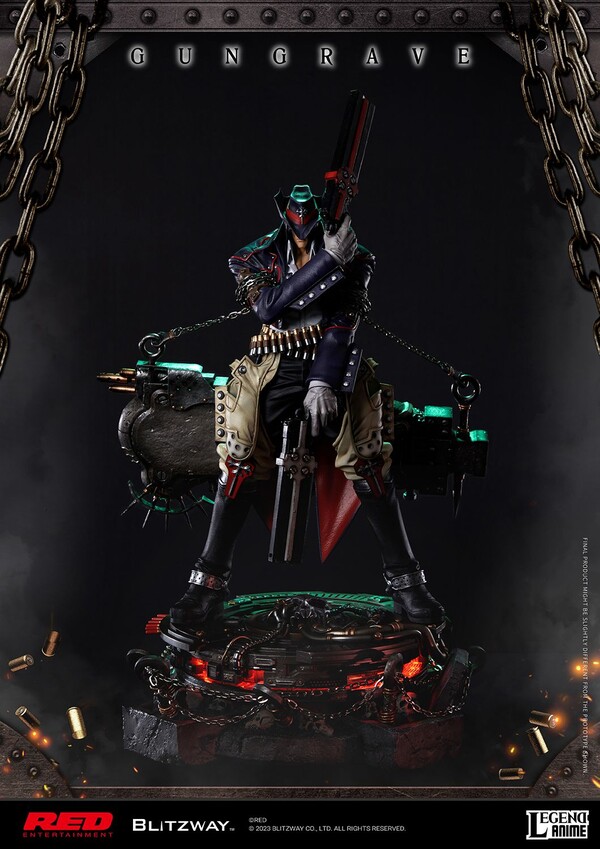 Beyond the Grave, Gungrave, Blitzway, 5Pro Studio, Pre-Painted, 1/4, 8809321479722