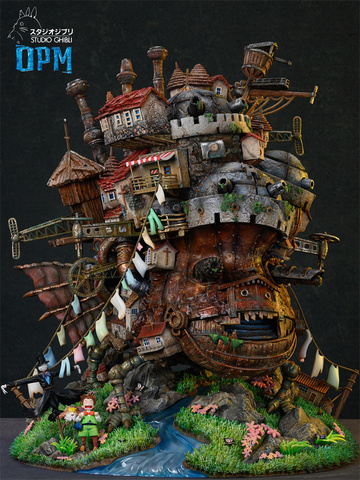 Calcifer, Heen, Markl, Scarecrow Prince (002 Howl's Moving Castle), Howl's Moving Castle, Individual Sculptor, Pre-Painted