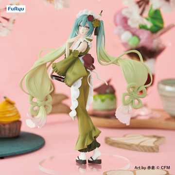 Miku Hatsune (Sweet Sweets Hatsune Miku Matcha Parfait), Miku, VOCALOID, FuRyu, Pre-Painted
