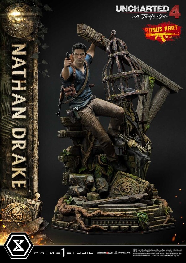 Nathan Drake (DX Bonus), Uncharted 4: A Thief's End, Prime 1 Studio, Pre-Painted, 1/4, 4580708042527
