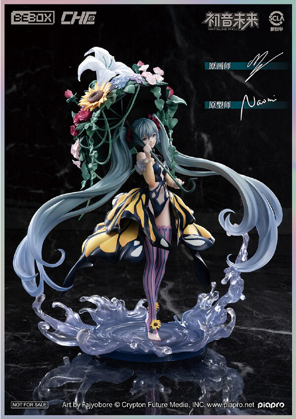 Hatsune Miku (Feng Wei Die), Vocaloid, BeBOX, Pre-Painted, 1/7