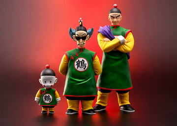 Tenshinhan, Chiaotzu, Tsuru Sennin (Tsuru Sennin and Tenshinhan whith Chiaotzu Normal Color), Dragon Ball, Plex, Pre-Painted