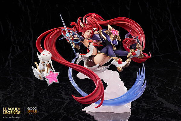 Jinx, Kuro, Shiro (Star Guardian), League Of Legends, Good Smile Arts Shanghai, Good Smile Company, Pre-Painted, 1/7, 4580416945738