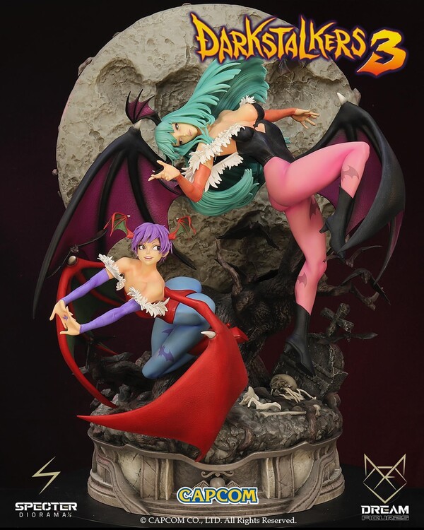Lilith Aensland, Morrigan Aensland, Vampire Savior: The Lord Of Vampire, Dream Figures, Pre-Painted, 1/6