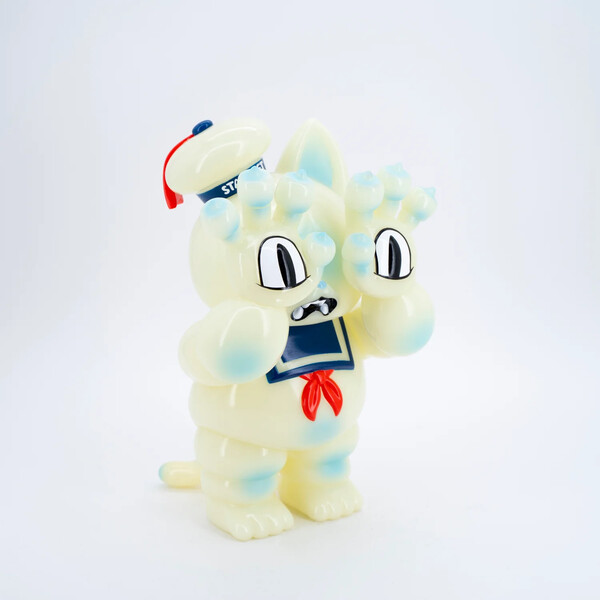 Onigiri, Stay Puft Marshmallow Man (Glow in the Dark), Ghostbusters, Hell's Cat Onigiri, Unbox Industries, Pre-Painted
