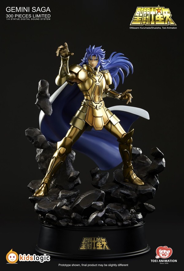 Gemini Saga (with Digital Sound System), Saint Seiya, Kids Logic, Hive, Pre-Painted, 1/4