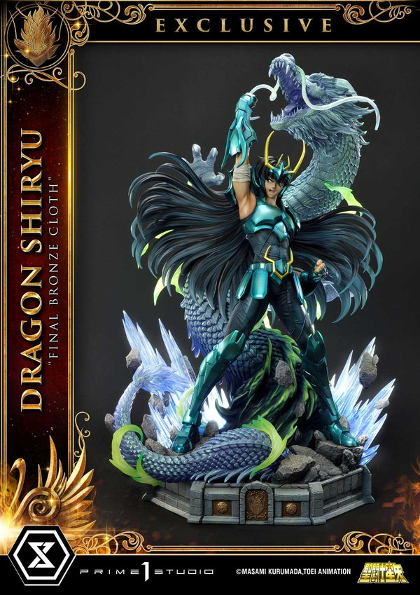 Dragon Shiryu (Final Bronze Cloth, EX), Saint Seiya, Prime 1 Studio, Pre-Painted, 1/4, 4582535948898