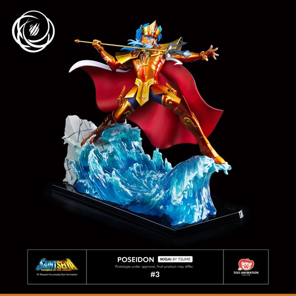 Kaiou Poseidon (Regular Edition), Saint Seiya, Tsume, Pre-Painted, 1/6