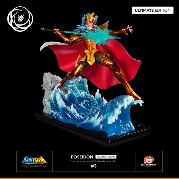 Kaiou Poseidon (Ultimate Edition), Saint Seiya, Tsume, Pre-Painted, 1/6