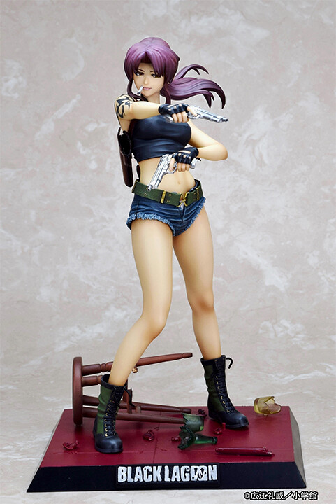 Revy (Two Hand 2022 A), Black Lagoon, Fullcock, argo-sha, Pre-Painted, 1/6, 4589991610949