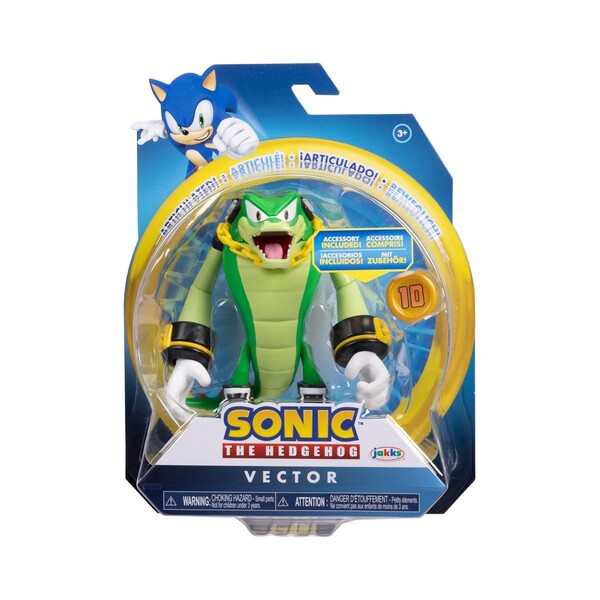 Vector the Crocodile, Sonic The Hedgehog, Jakks Pacific, Action/Dolls