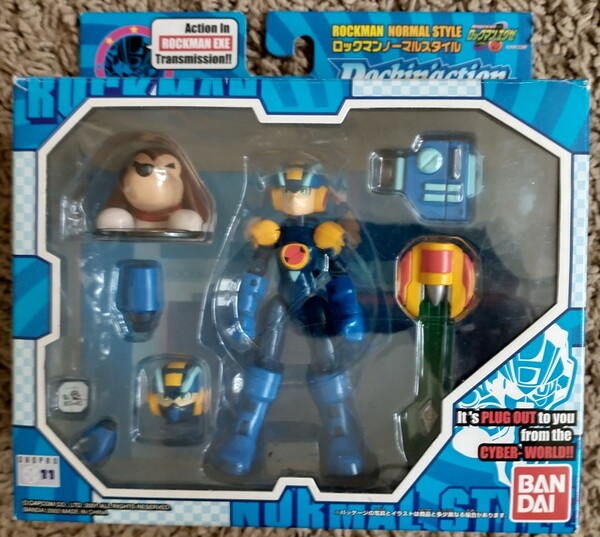 Rockman.EXE (Rockin'action Rockman Normal Style), Battle Network Rockman EXE 2, Rockman.exe, Rockman.EXE Axess, Bandai, Pre-Painted, 4543112051783