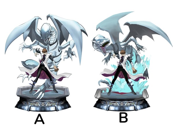 Blue-Eyes White Dragon, Kaiba Seto (Definitive), Yu-Gi-Oh! Duel Monsters, First 4 Figures, Pre-Painted