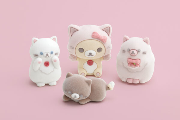 Strawberry Cat, Rilakkuma, San-X, Pre-Painted, 4974413791946