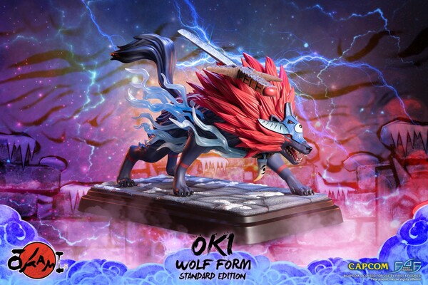 Okikurumi (Wolf Form, Standard Edition), Ookami, First 4 Figures, Pre-Painted