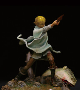 Serpico (Exclusive (with blood effects)), Berserk, Art of War, Pre-Painted, 1/10