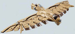 Nausicaa Gunship, Kaze No Tani No Nausicaä, Bandai, Pre-Painted
