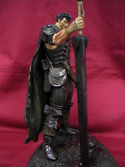 Guts (Black Swordsman MA GUN (Limited Edition - Bloody)), Berserk, Art of War, Pre-Painted