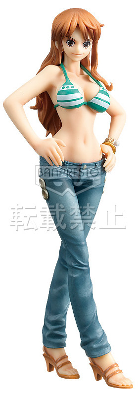 Nami, One Piece, Banpresto, Pre-Painted
