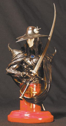 D (Mini bust), Vampire Hunter D, Hardpac, Pre-Painted
