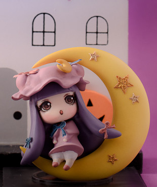 Patchouli Knowledge, Touhou Project, Windflower, Pre-Painted
