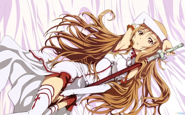 Asuna, Sword Art Online, Chara-Ani, Toy's Works, Pre-Painted, 1/8