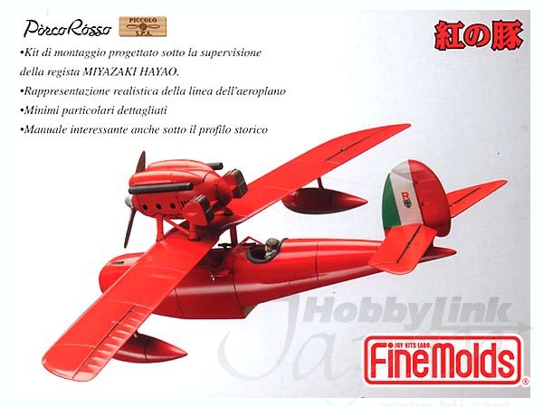 Porco Rosso, Kurenai No Buta, Fine Molds, Pre-Painted, 1/72